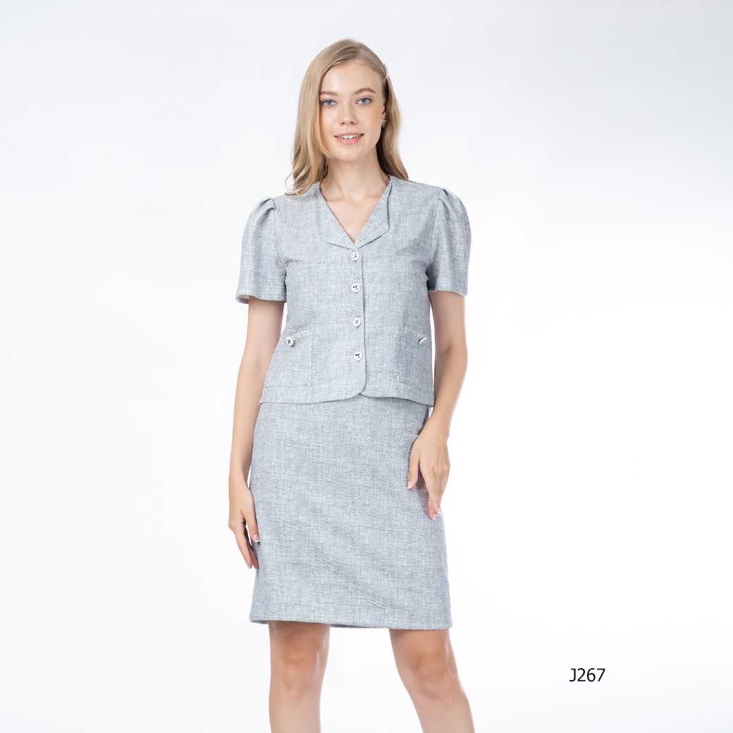 J267-เทา (เสื้อ)