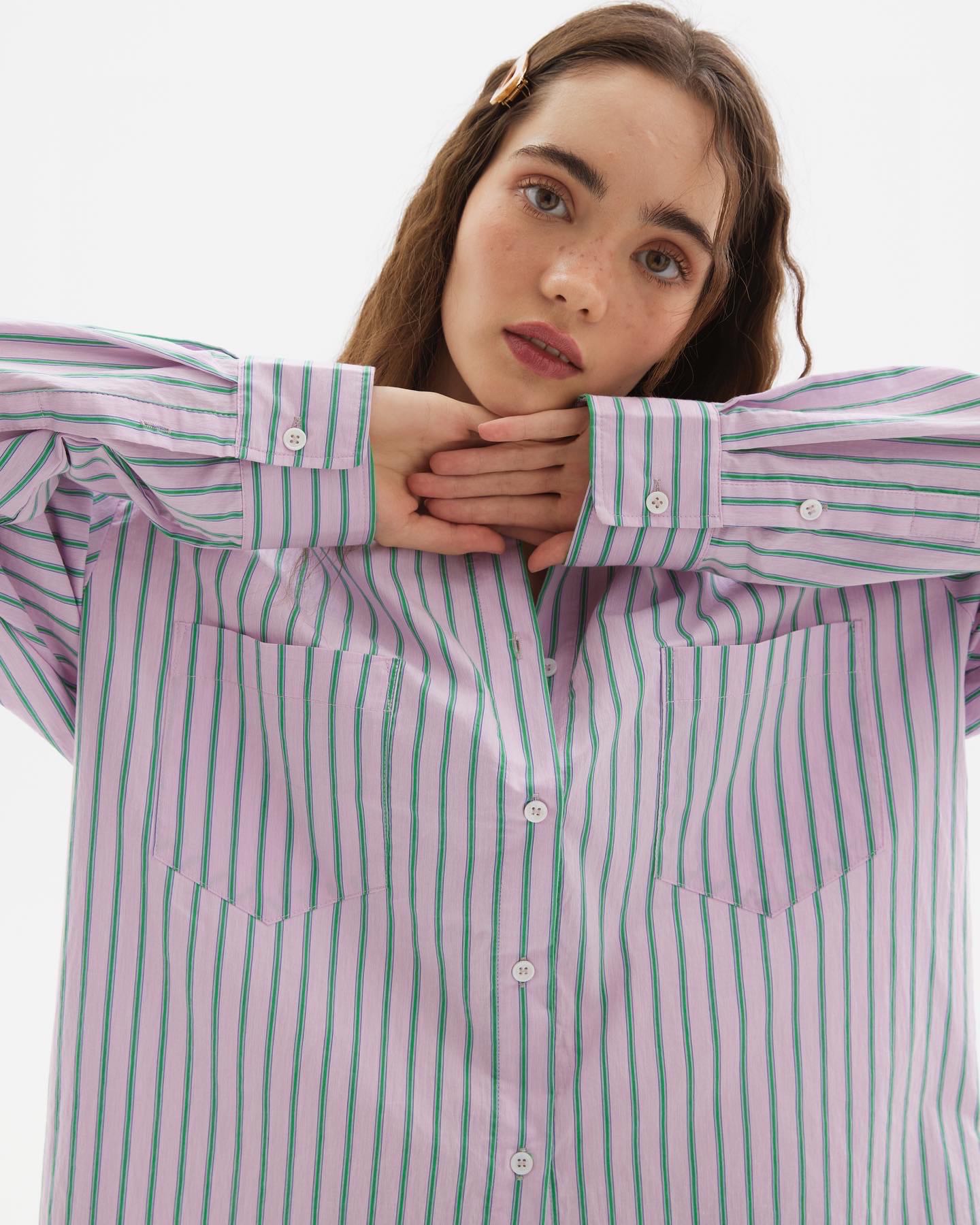 26 DEFECT SALE - Baby Lavender Shirt