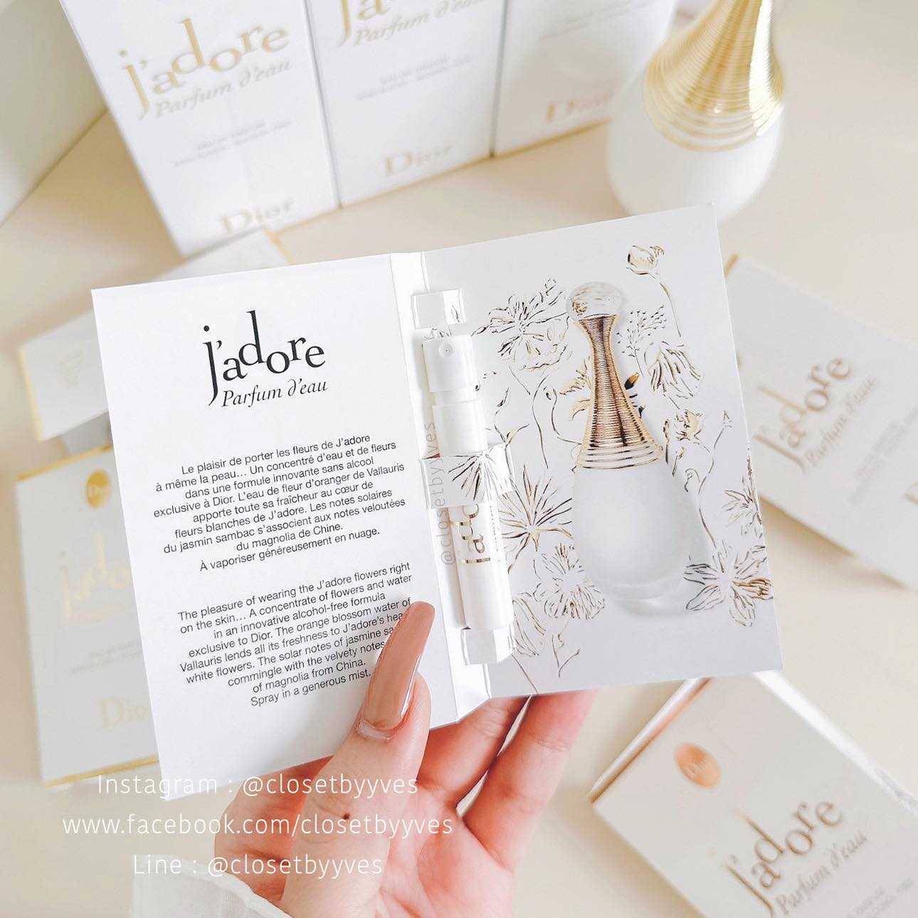 DIOR J’Adore Parfum D'Eau Eau De Parfum Alcohol-Free