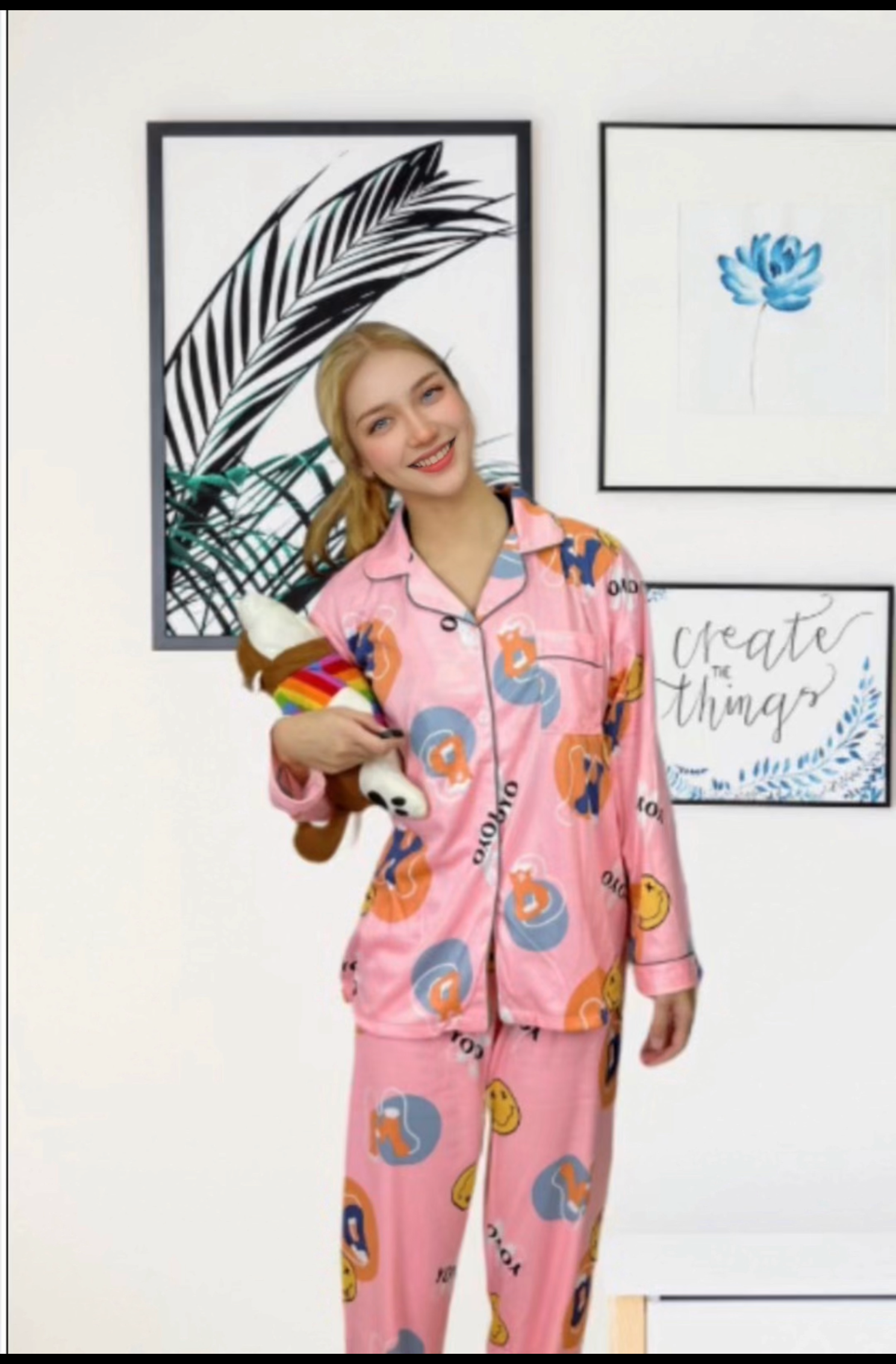ชุดนอนคอปก 