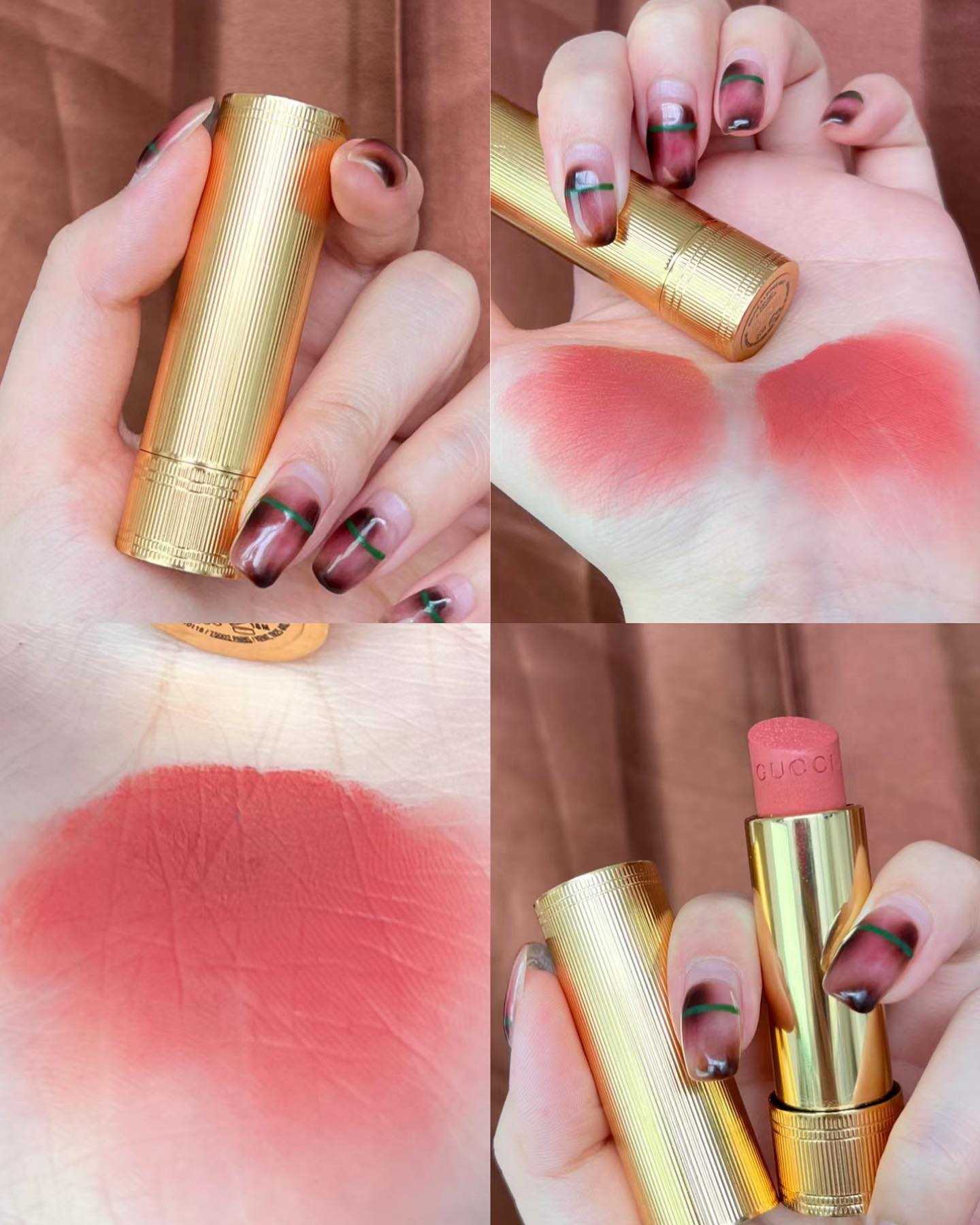 Gucci Rouge A Levres Mat Lip Colour 3.5g เบอร์ 208 They Met in Argentina