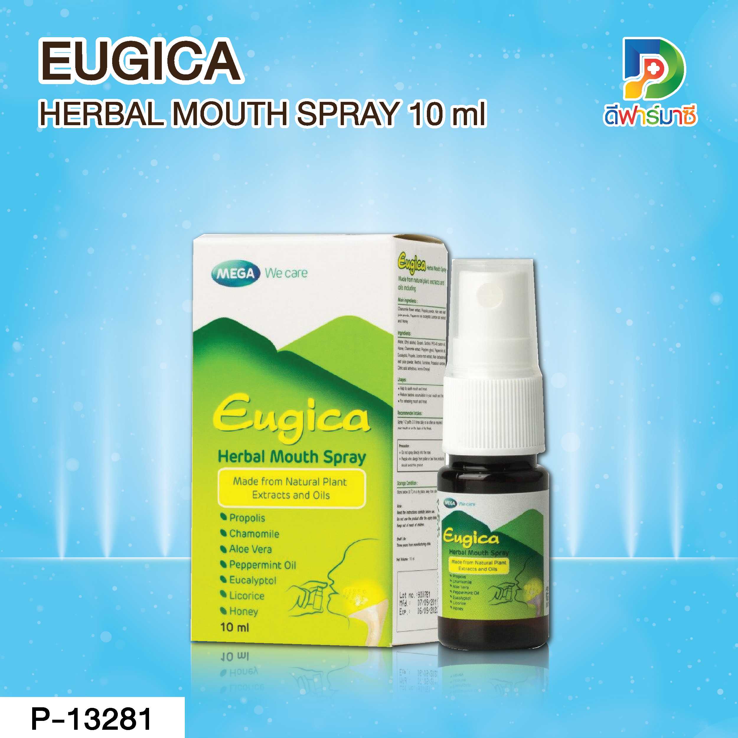 EUGICA HERBAL MOUTH SPRAY 10 ml