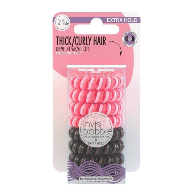{ขายเท} Invisibobble For Thick Hair Extra Hold Value Pack 8pcs.