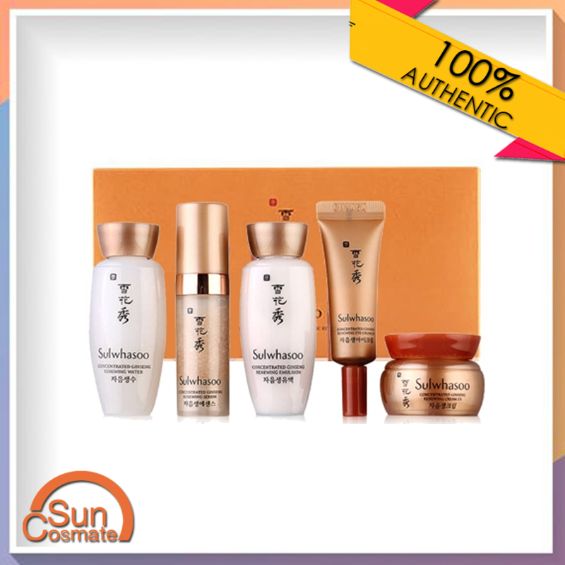 SULWHASOO Concentrated Ginseng Renewing Basic Kit (Light, 5 Items)