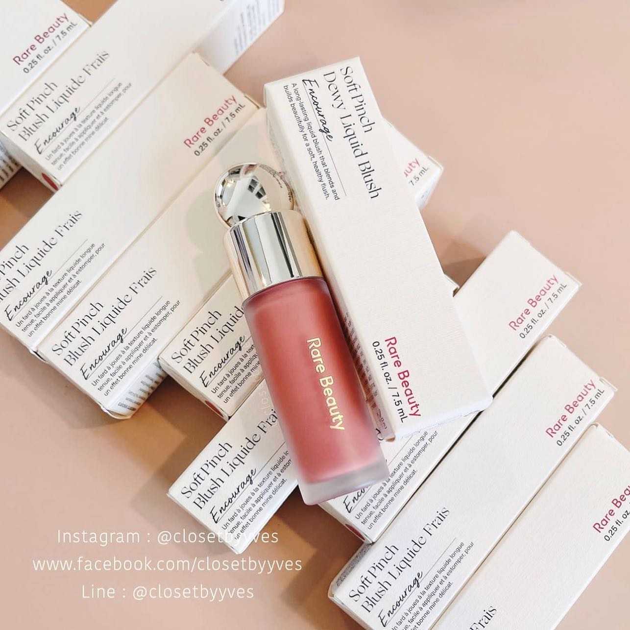 RARE BEAUTY Soft Pinch Liquid Blush สี Encourage
