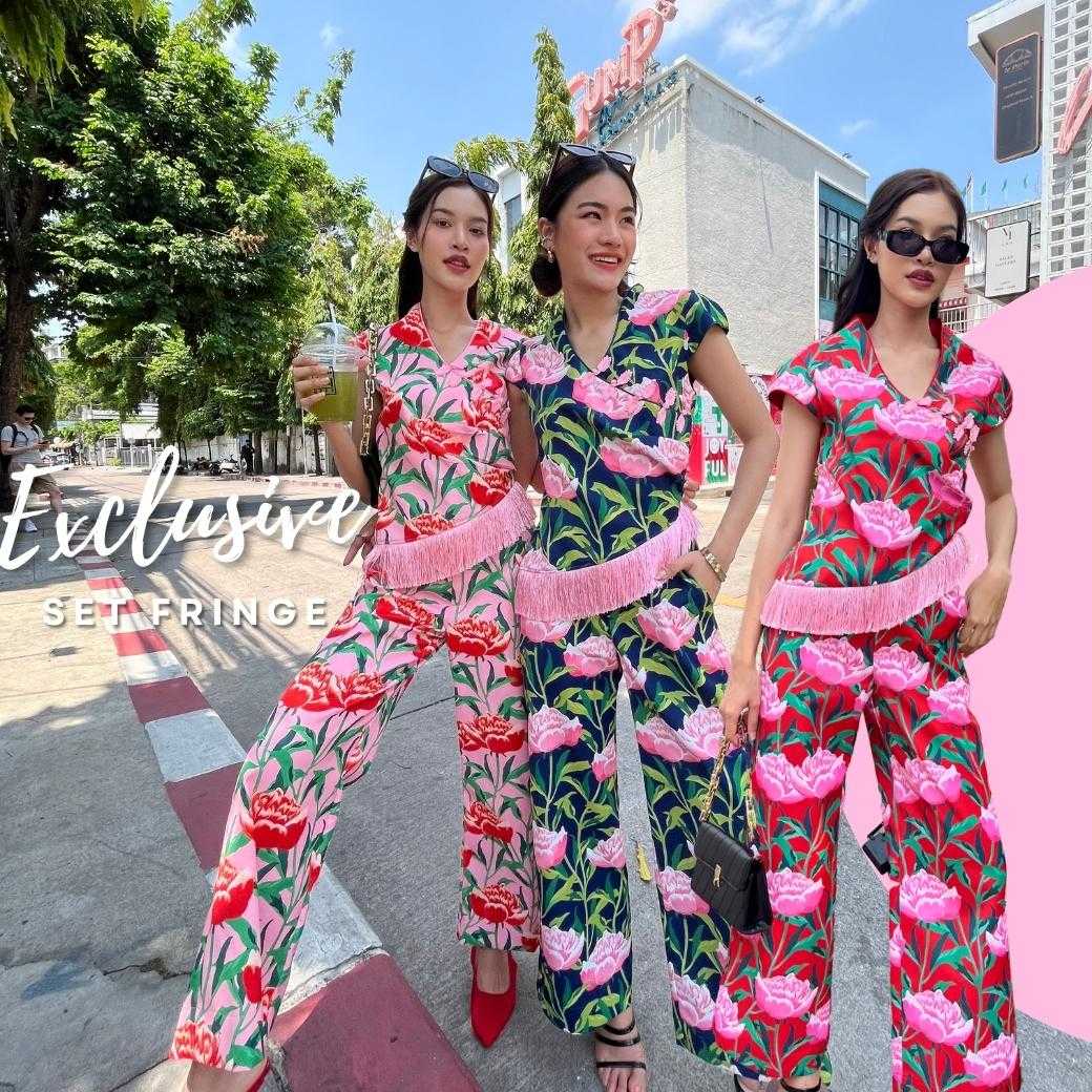 Set Qipao - Fringe [ Exclusive Collection ]