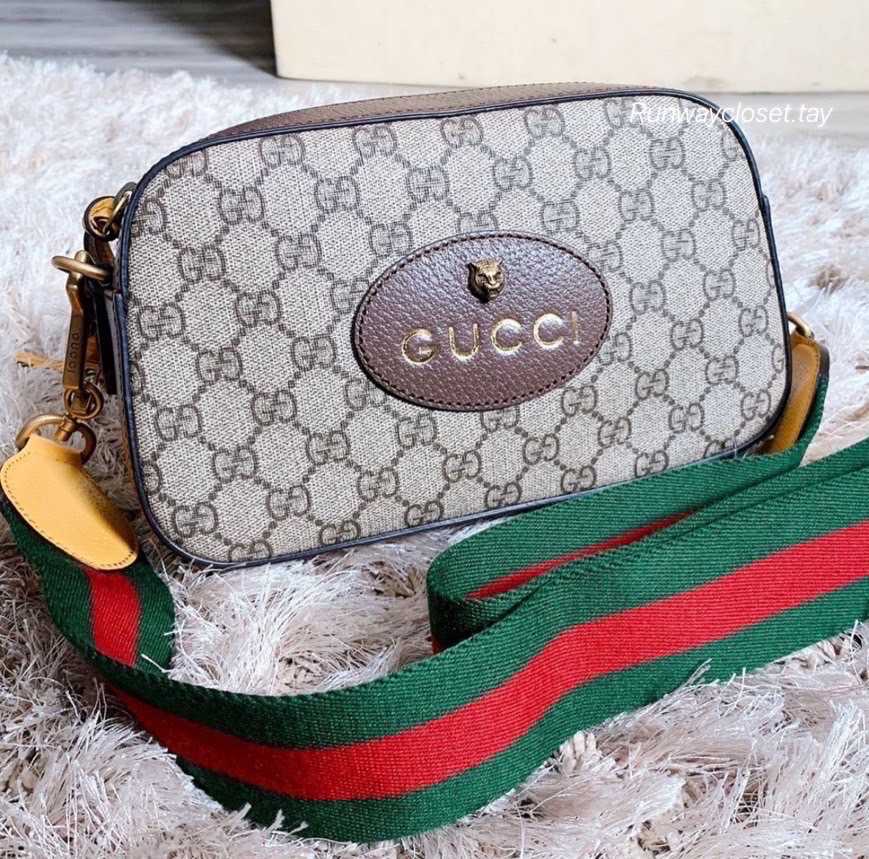 Gucci Neo Vintage GG Supreme messenger bag LINE SHOPPING