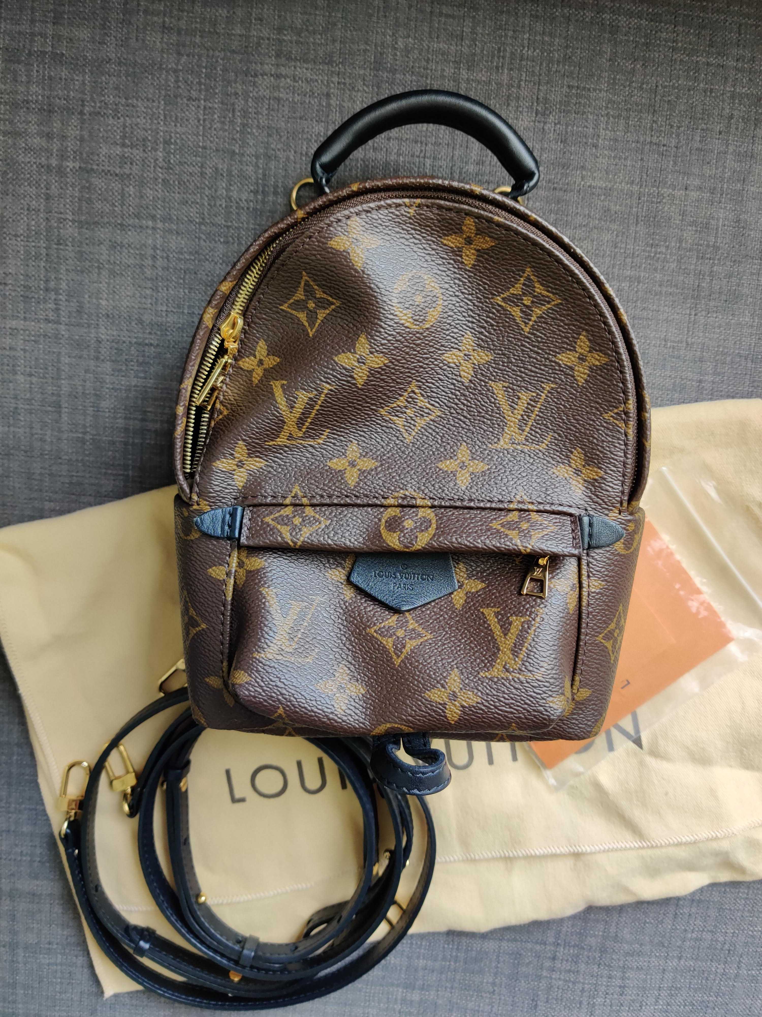 LV Palm Springs Mini Monogram Canvas Backpack CA2169 Y2019 LINE SHOPPING