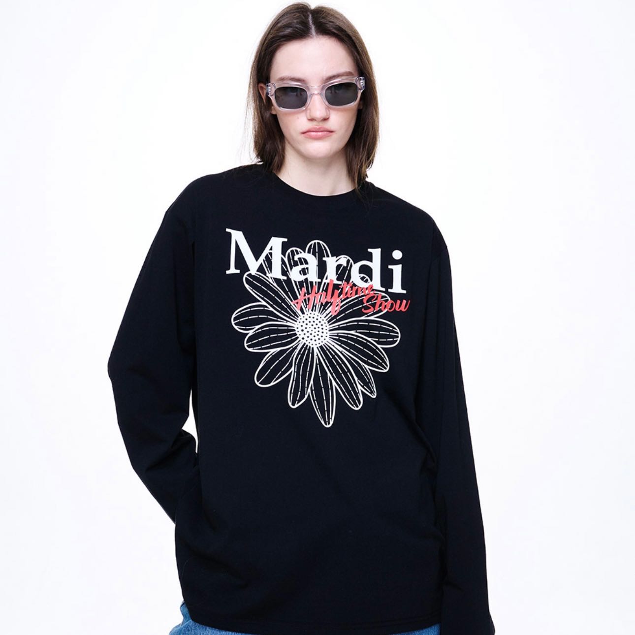 พร้อมส่ง NEW2023 UNISEX TSHIRT แขนยาว FLOWER MARDI HALFTIME SHOW_ 