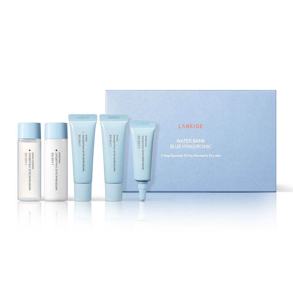 Laneige Water Bank Blue Hyaluronic Kit (Dry) (5 items)