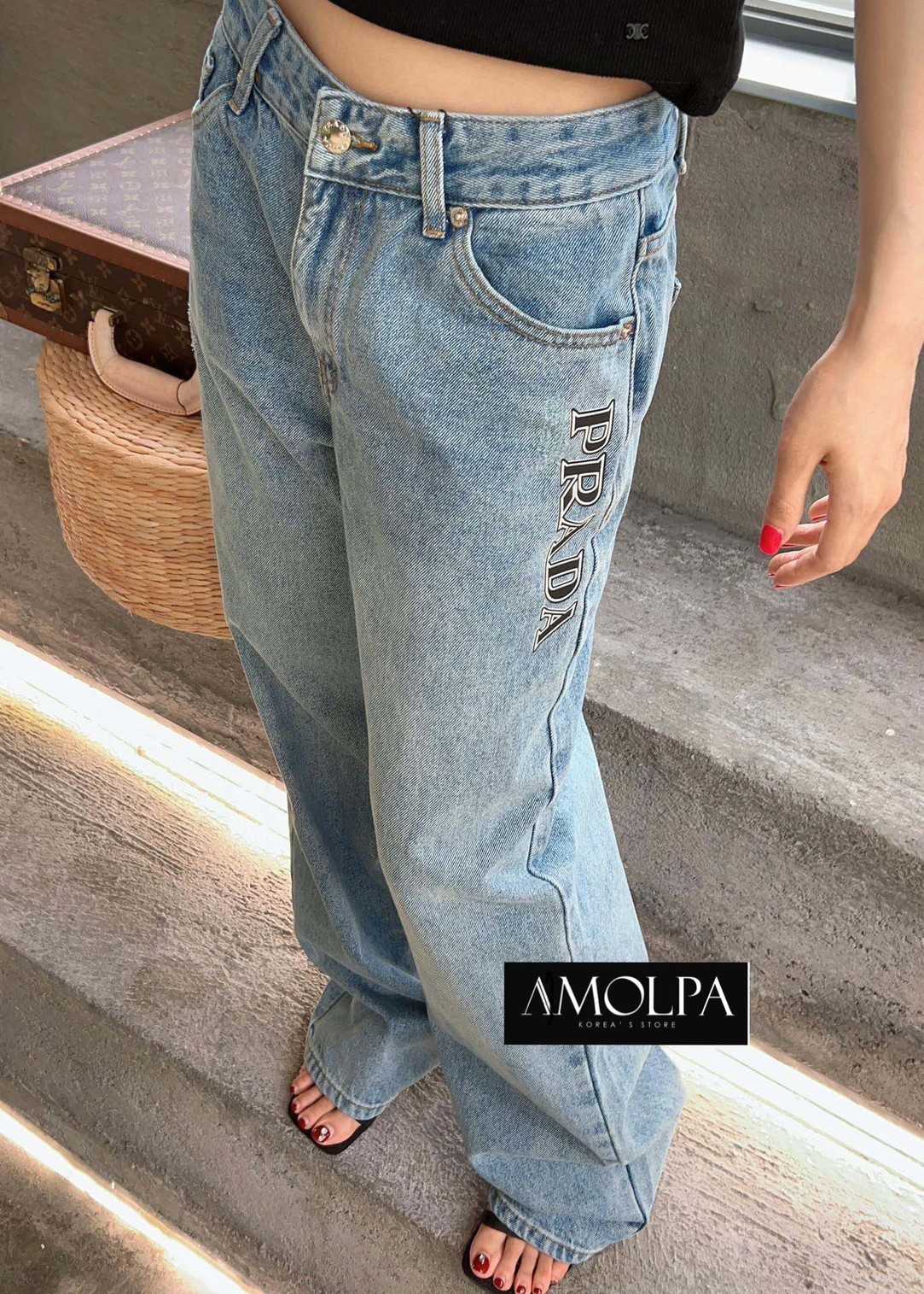 กางเกงขายาว PRADA DENIM