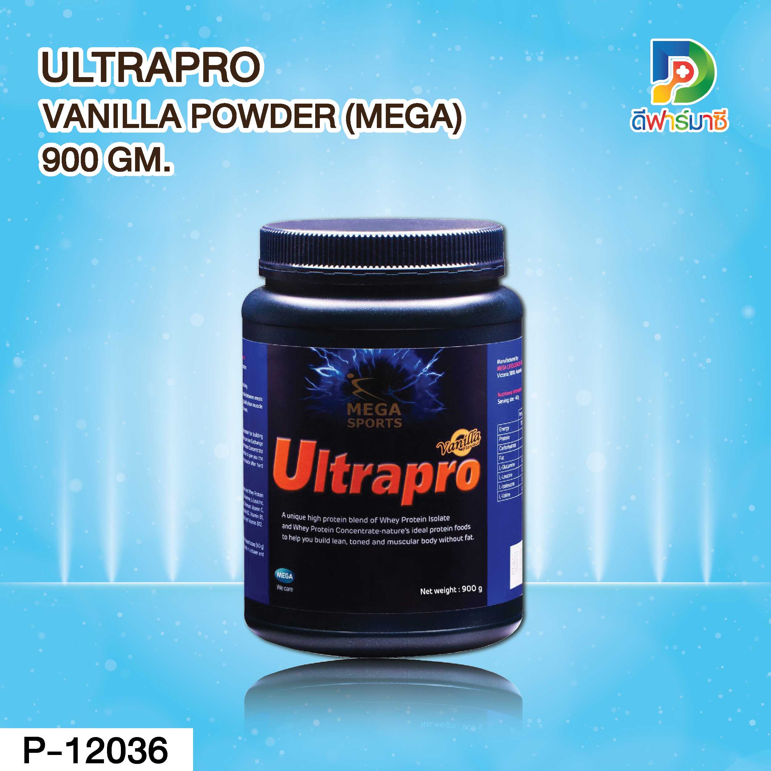 ULTRAPRO VANILLA POWDER (MEGA)  900 GM.