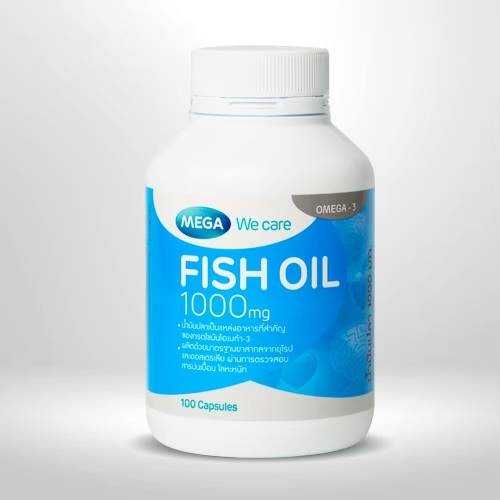 Fish oil  1,000 mg.