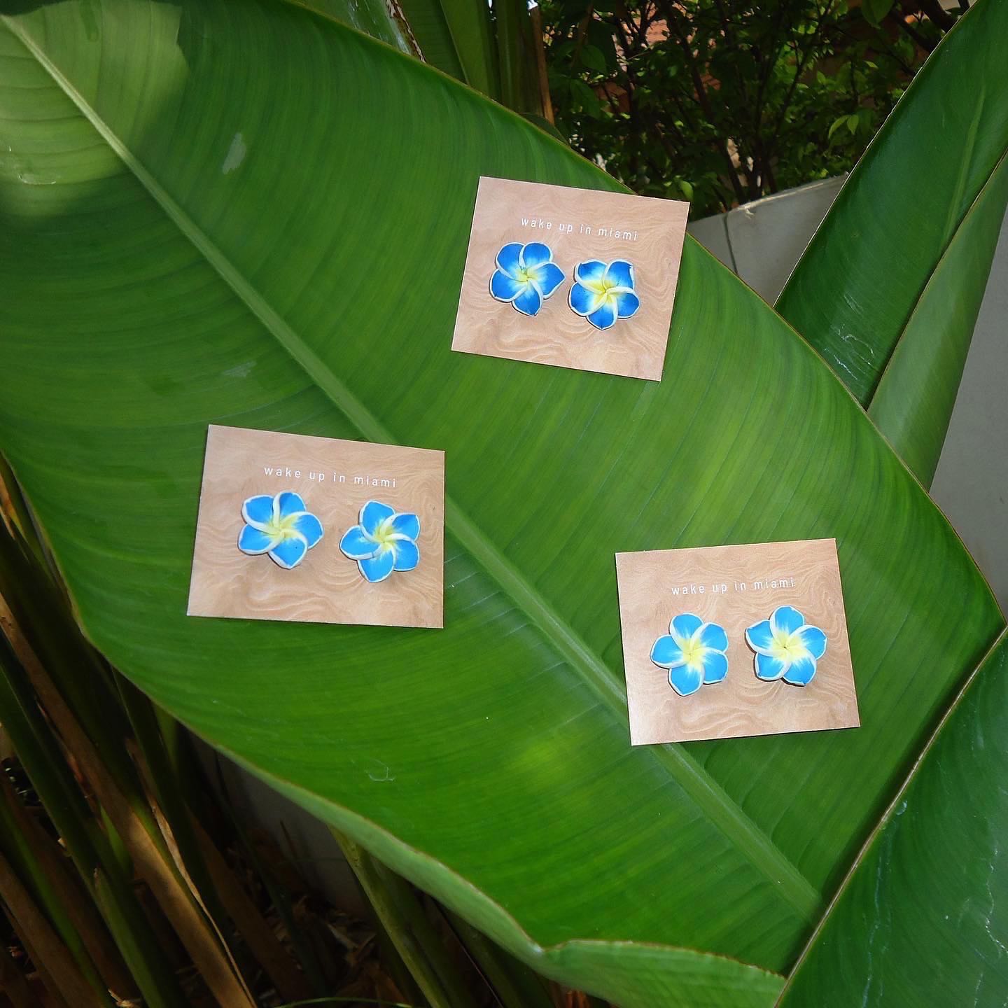 Frangipani earring