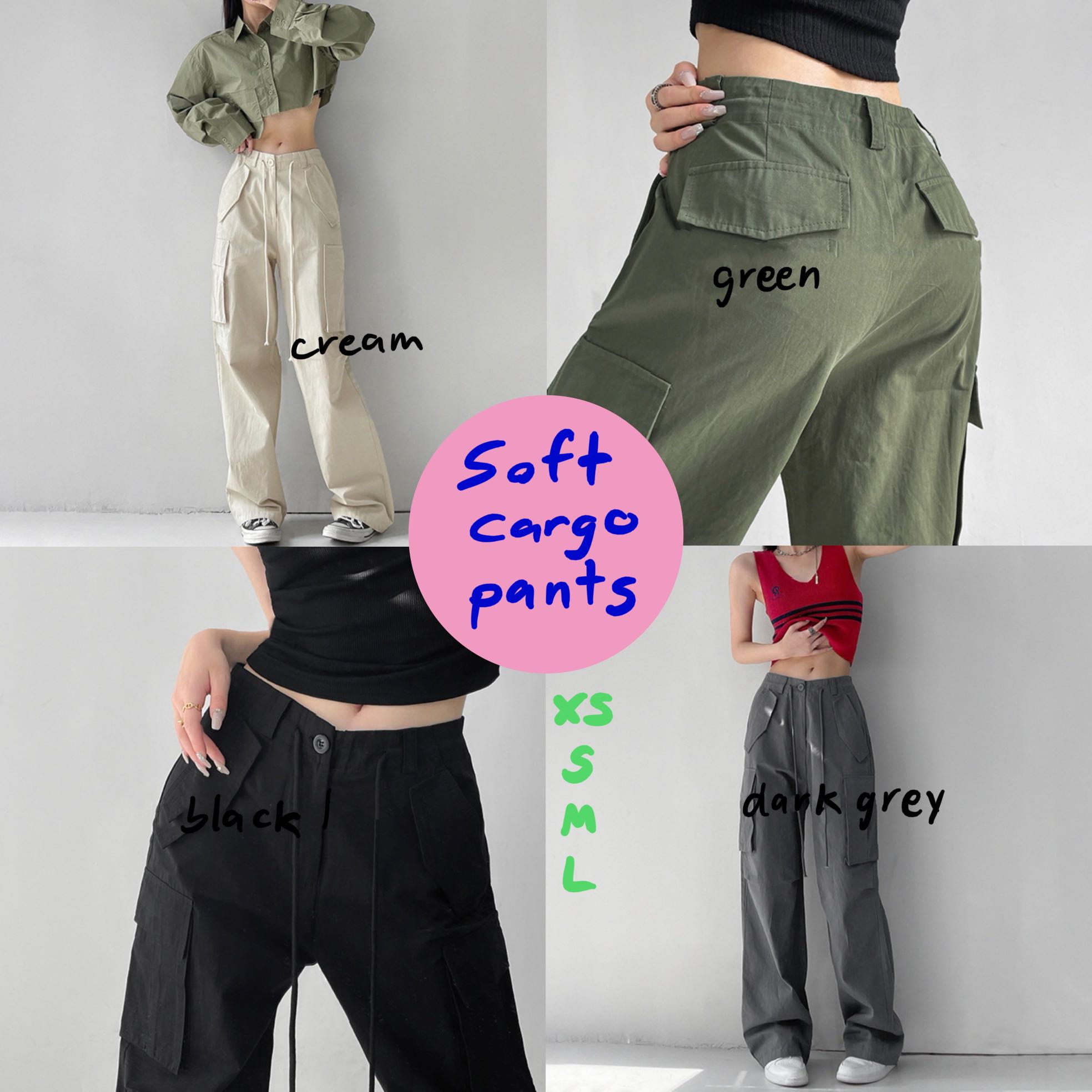 (PRE ORDER) SOFT CARGO PANTS(4colors)