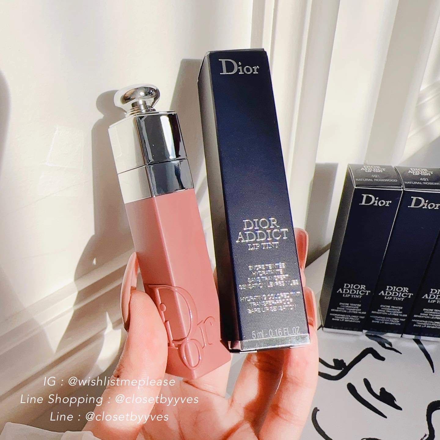 Dior Addict Lip Tint✨💖 เบอร์ 491