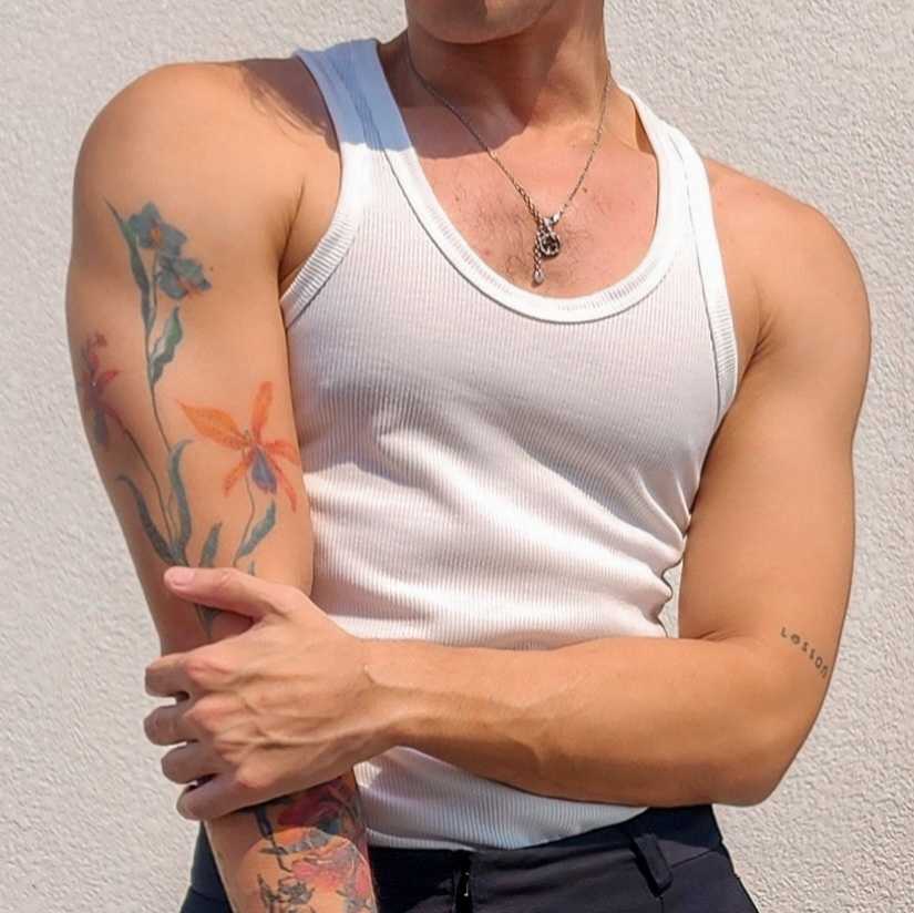 รุ่นขายดี⚡️BOY TANK TOP -  เสื้อกล้ามทรงวินเทจ 3 สี  ขาวเทาดำ 