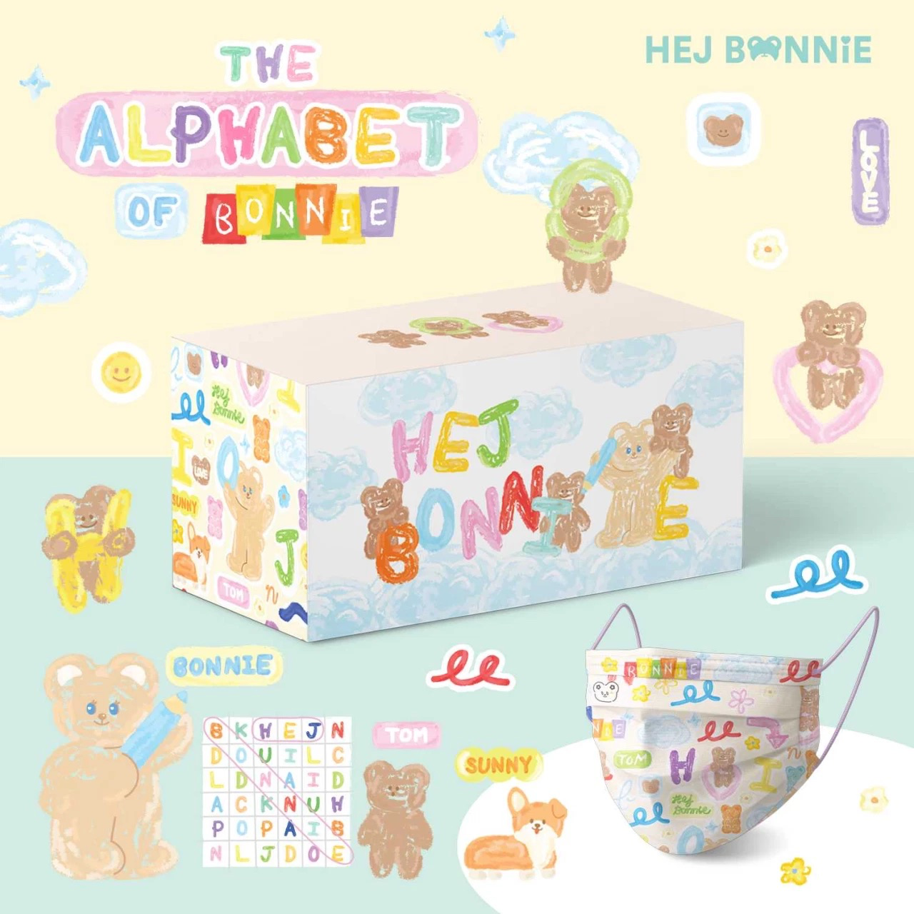✅พร้อมส่ง HEJ BONNIE THE ALPHABET 🧸✨