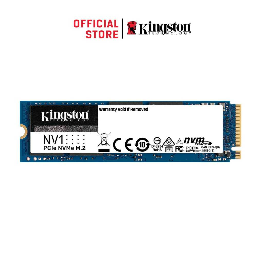 Kingston NV1 500GB I 1TB I 2TB M.2 NVMe PCIe SSD ความเร็ว 2,100/1,700Mb/s1 (SNVS)