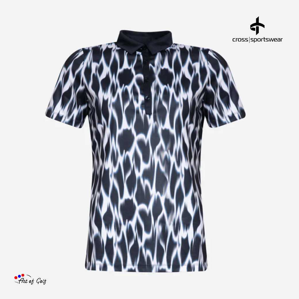 Cross W Blurry Polo (Navy)