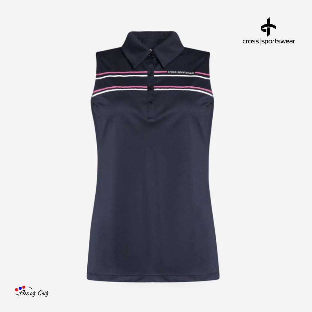 Cross W Primus Polo SL (Navy)