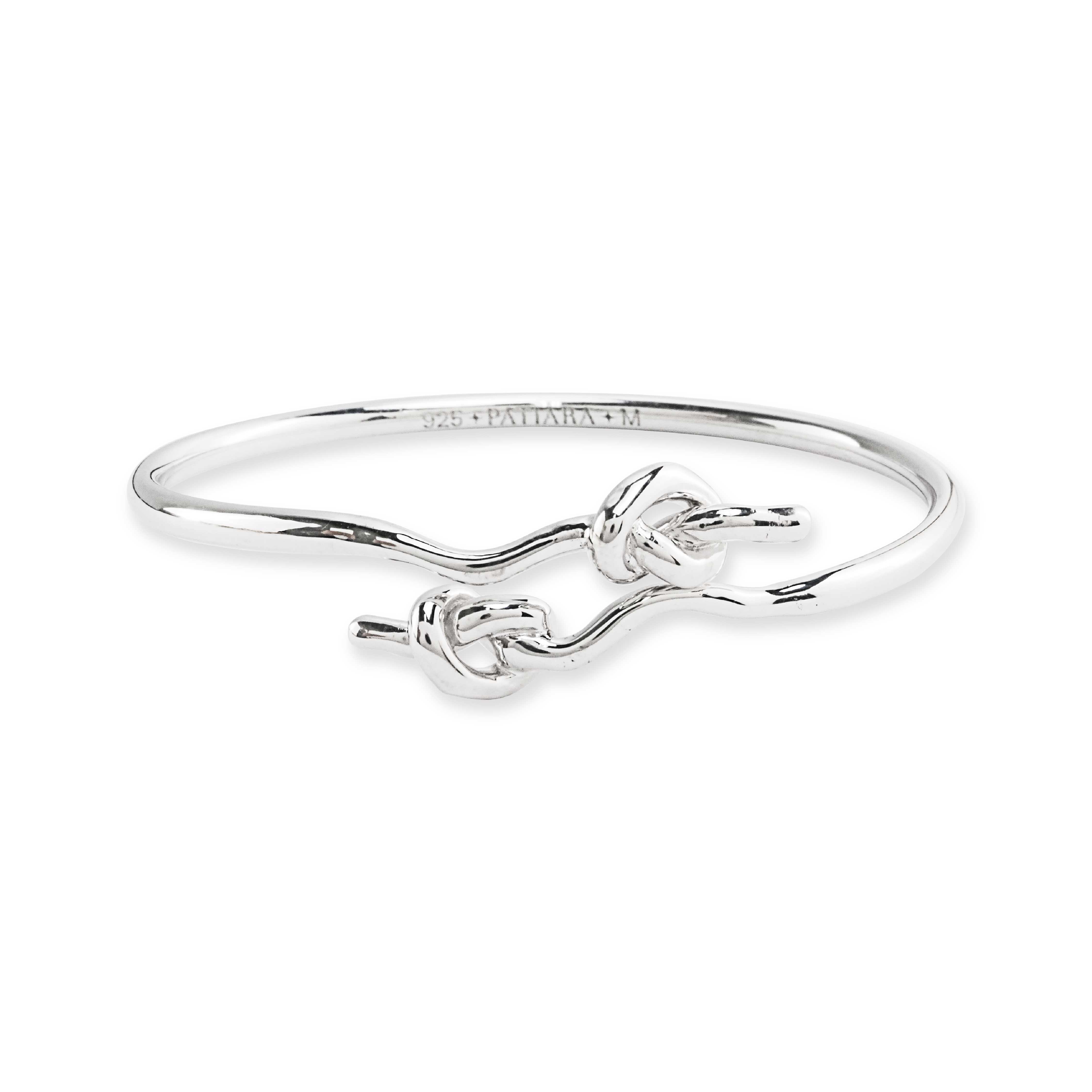 Heart Ribbon Bangle