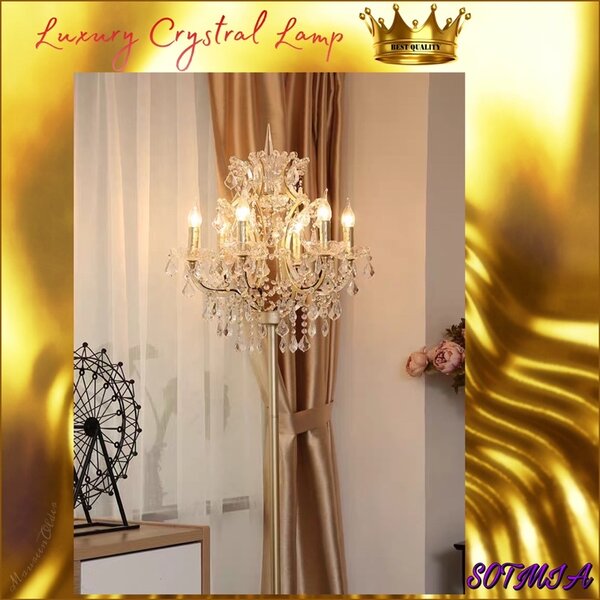 CT105A034 SOTMIA #โคมไฟ ตั้งพื้น โคมไฟตั้งโต๊ะ โคมไฟหัวเตียง floor lamp table lamp คริสตัล หรูหรา...