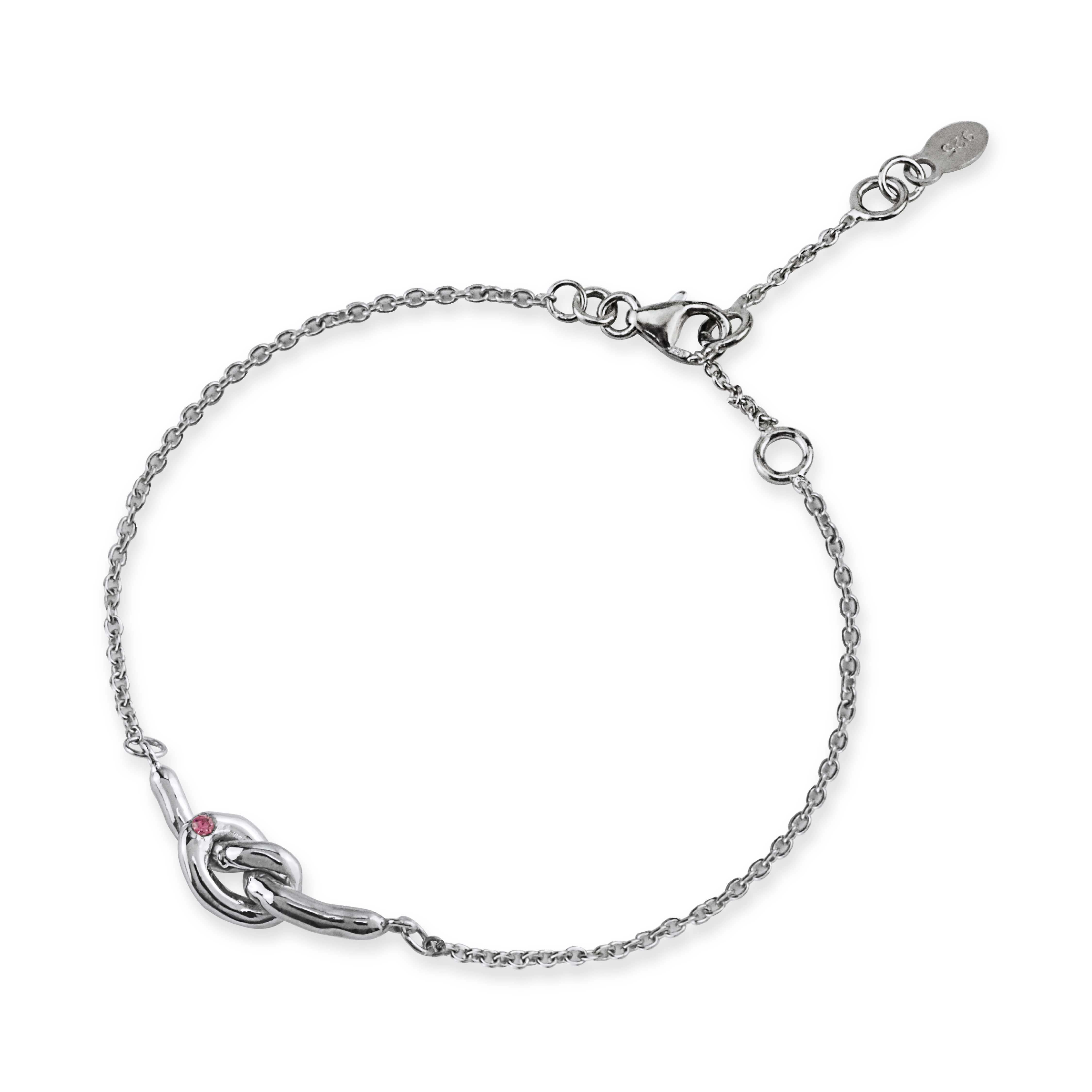 Heart Ribbon Bracelet