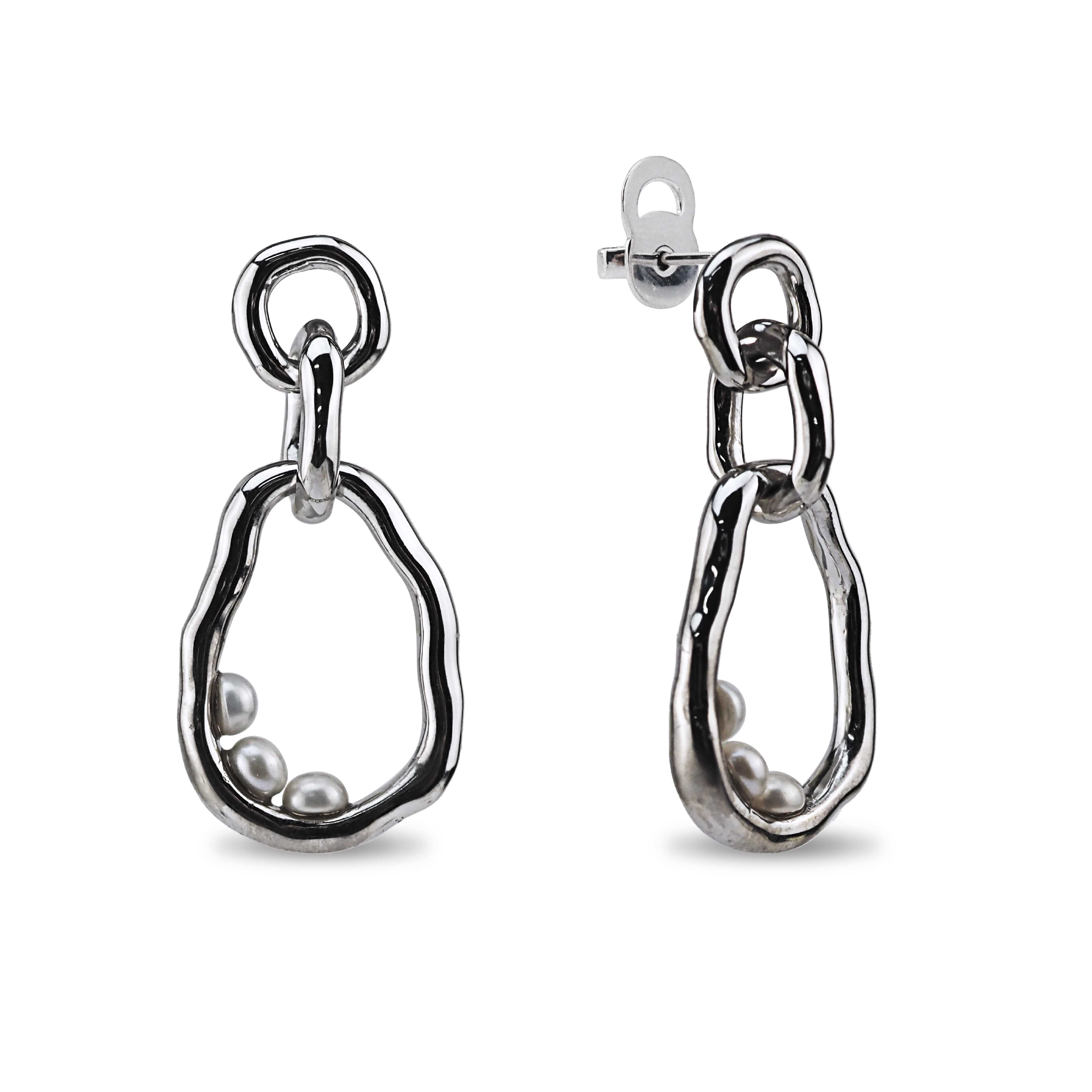 Marine Pearl Earrings(S)