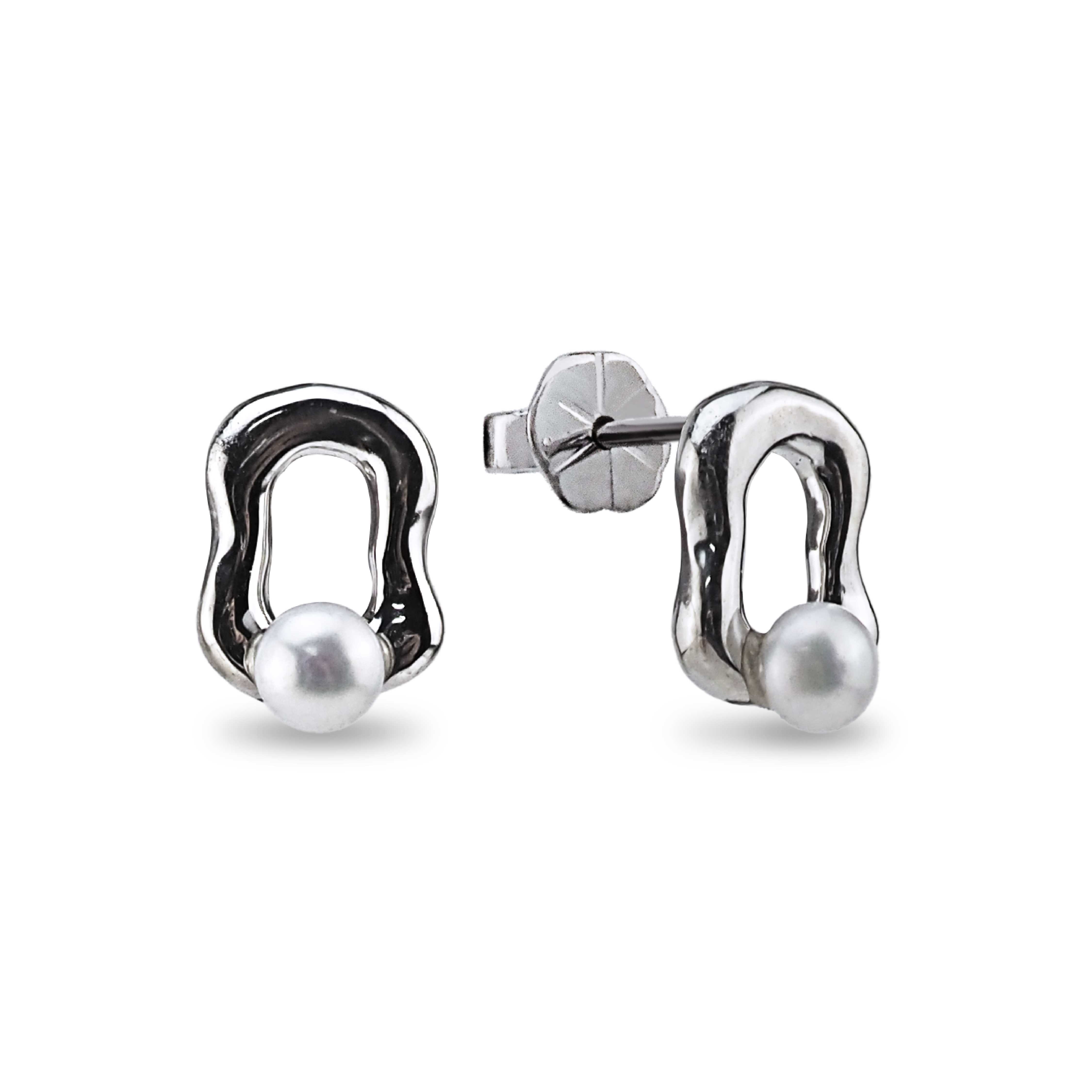 Tiny Marine Earrings