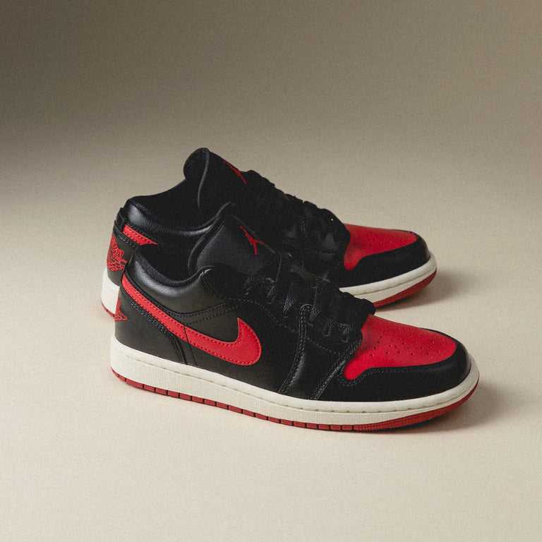 Nike Air Jordan 1 Low Bred Sail   📌(ทักเชทก่อนสั่งซื้อ) 