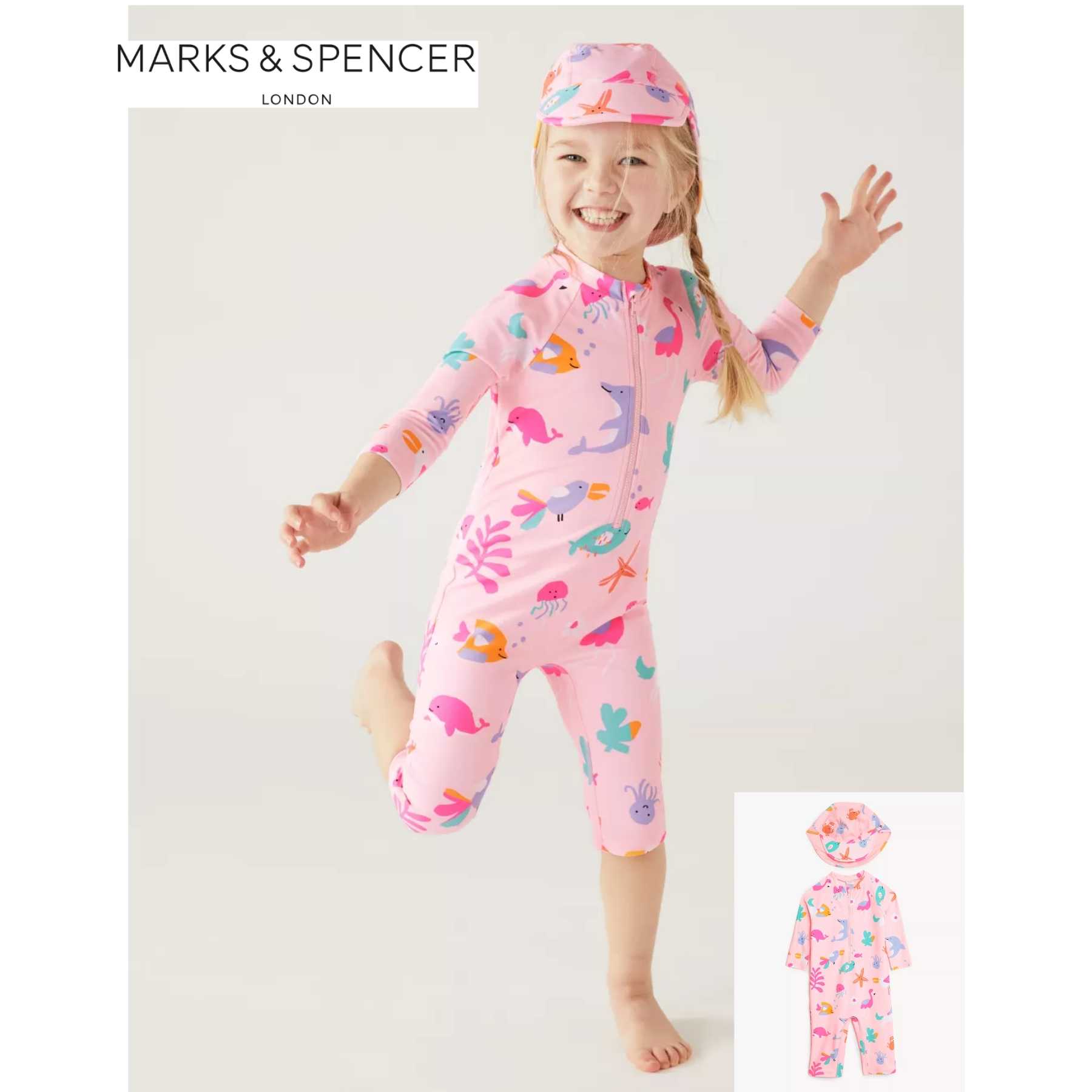 M&S  2pc Sea Life Swim Set