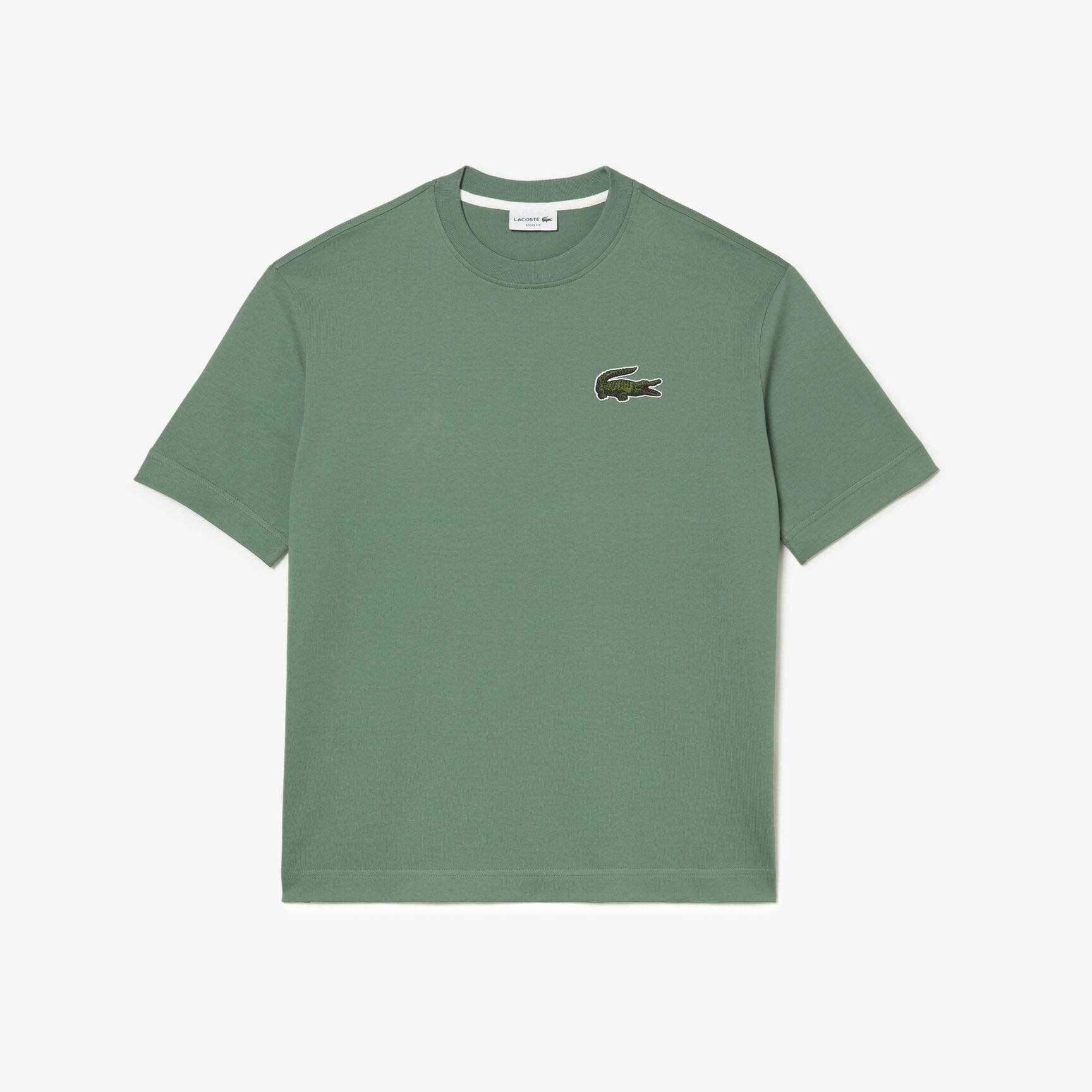Unisex Loose Fit Large Crocodile Organic Cotton T-shirt