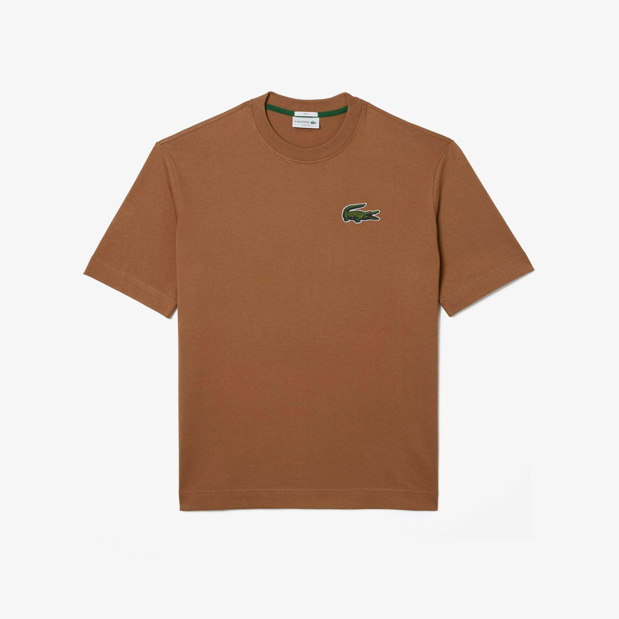 Unisex Loose Fit Large Crocodile Organic Cotton T-shirt