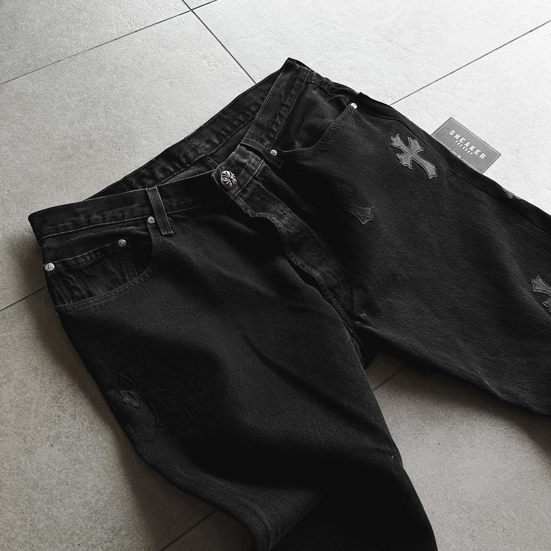 Chrome Hearts x Levi’s 501 Cross Patch Vintage Jeans Black 