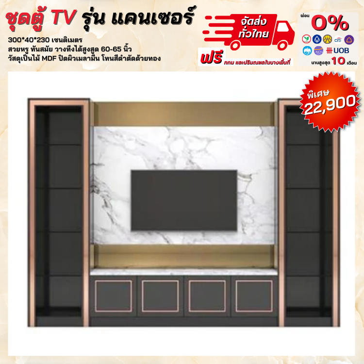 โฮมเทียเตอร์ ขนาด 300 ซม. รุ่น แคนเซอร์ (ตจว.มีค่าจัดส่ง)
