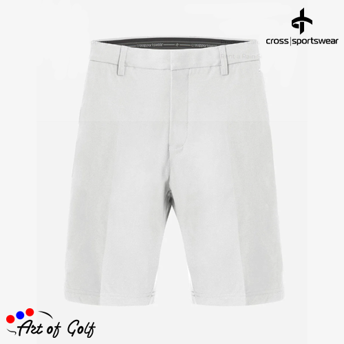 Cross M Byron Tech Shorts (White)