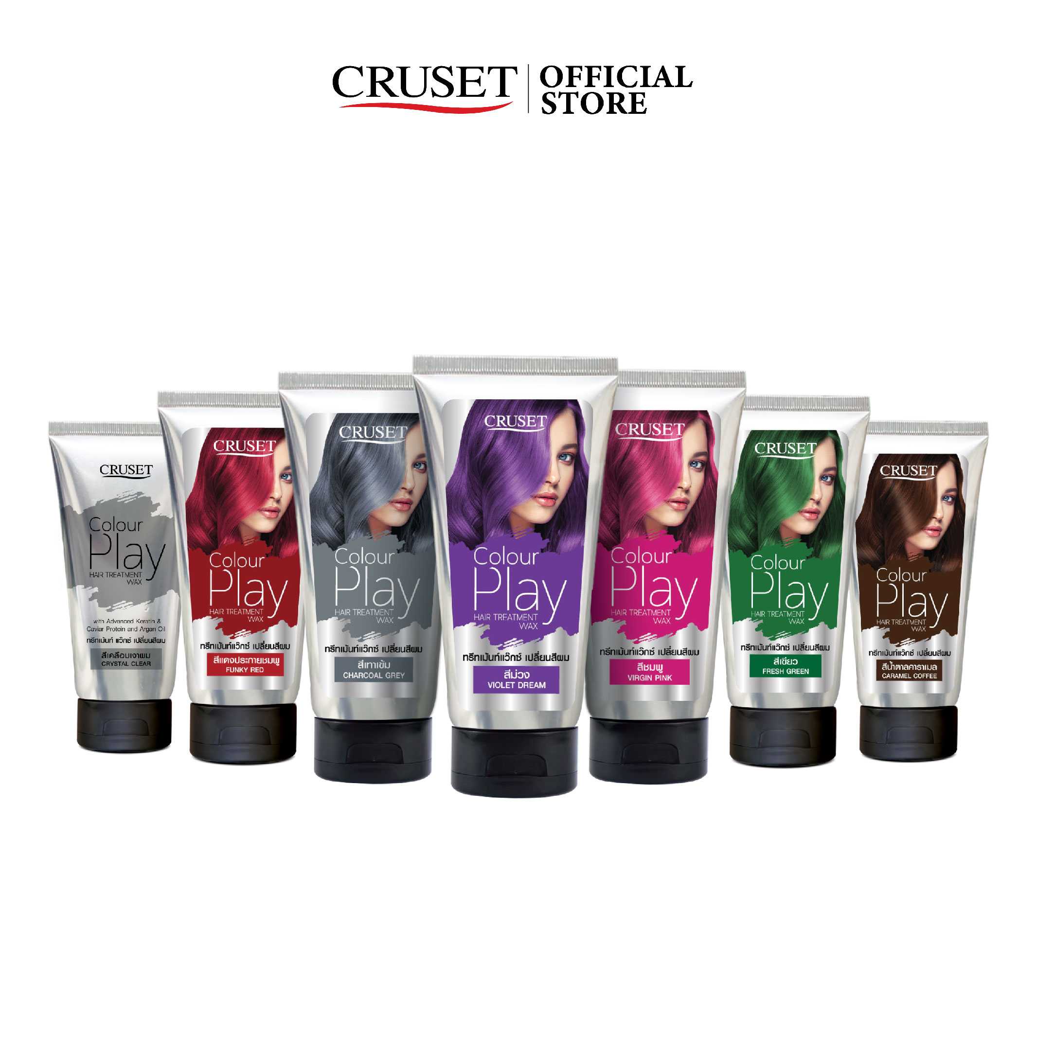 CRUSET คัลเลอร์ เพลย์ แฮร์ ทรีทเมนท์ แว๊กซ์ 150 มล.