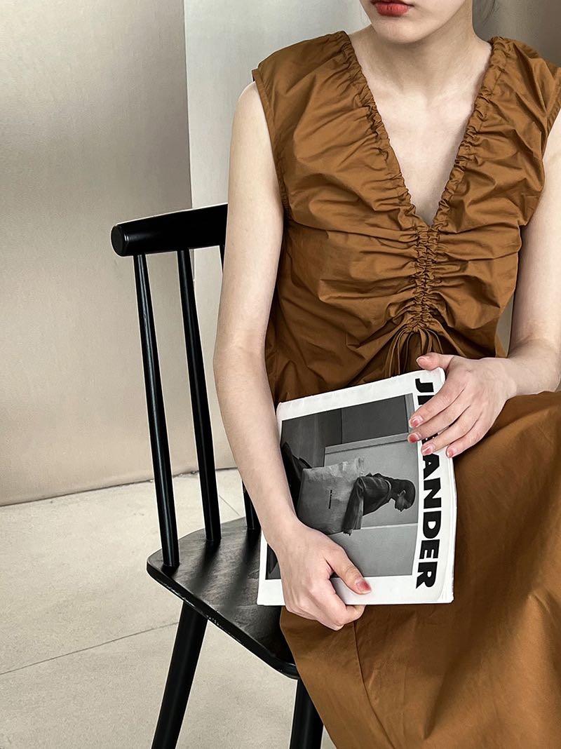 #BJvdress230605 (790THB)—black//brown—