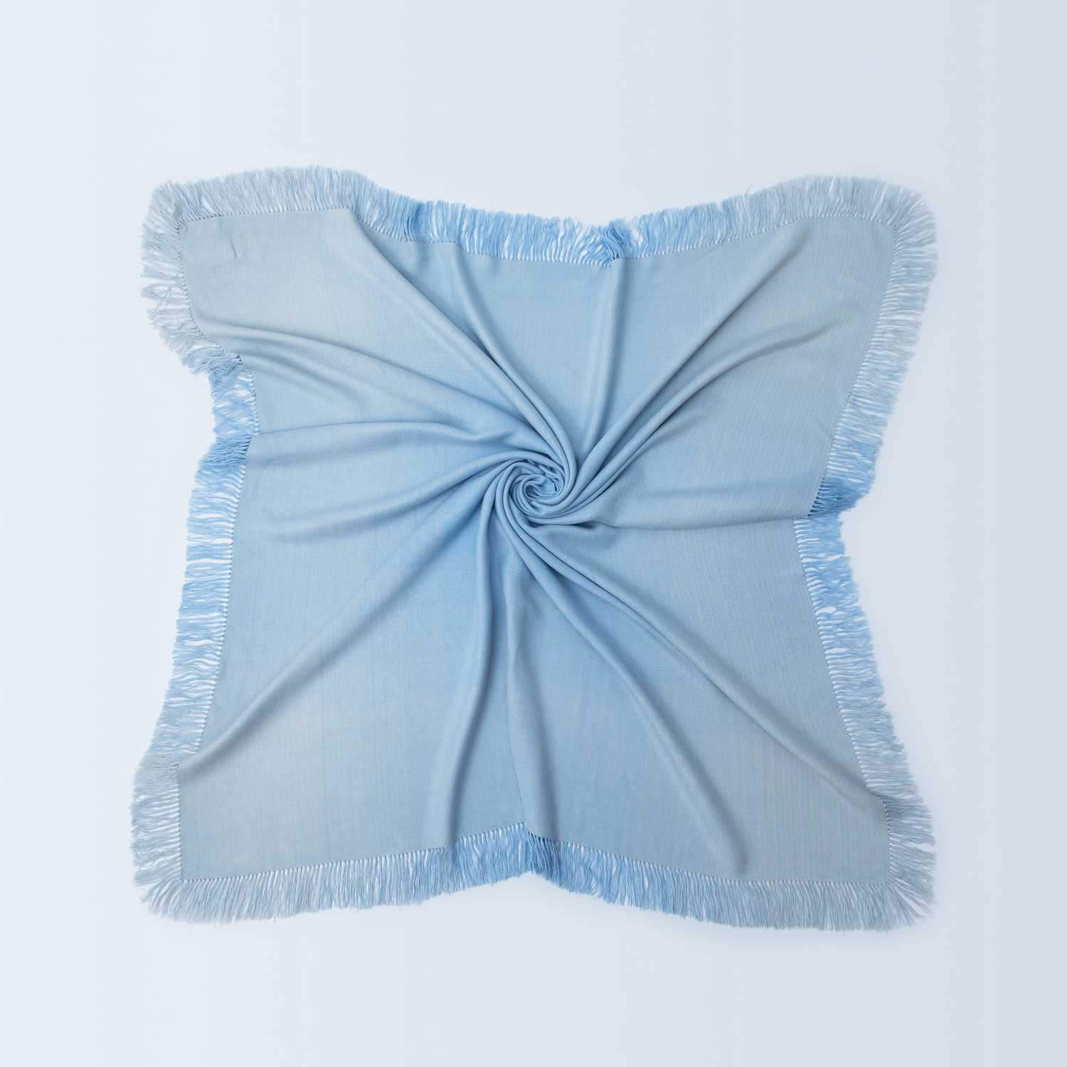 ผ้าพันคอลาย Blend Rhombus grey - sky