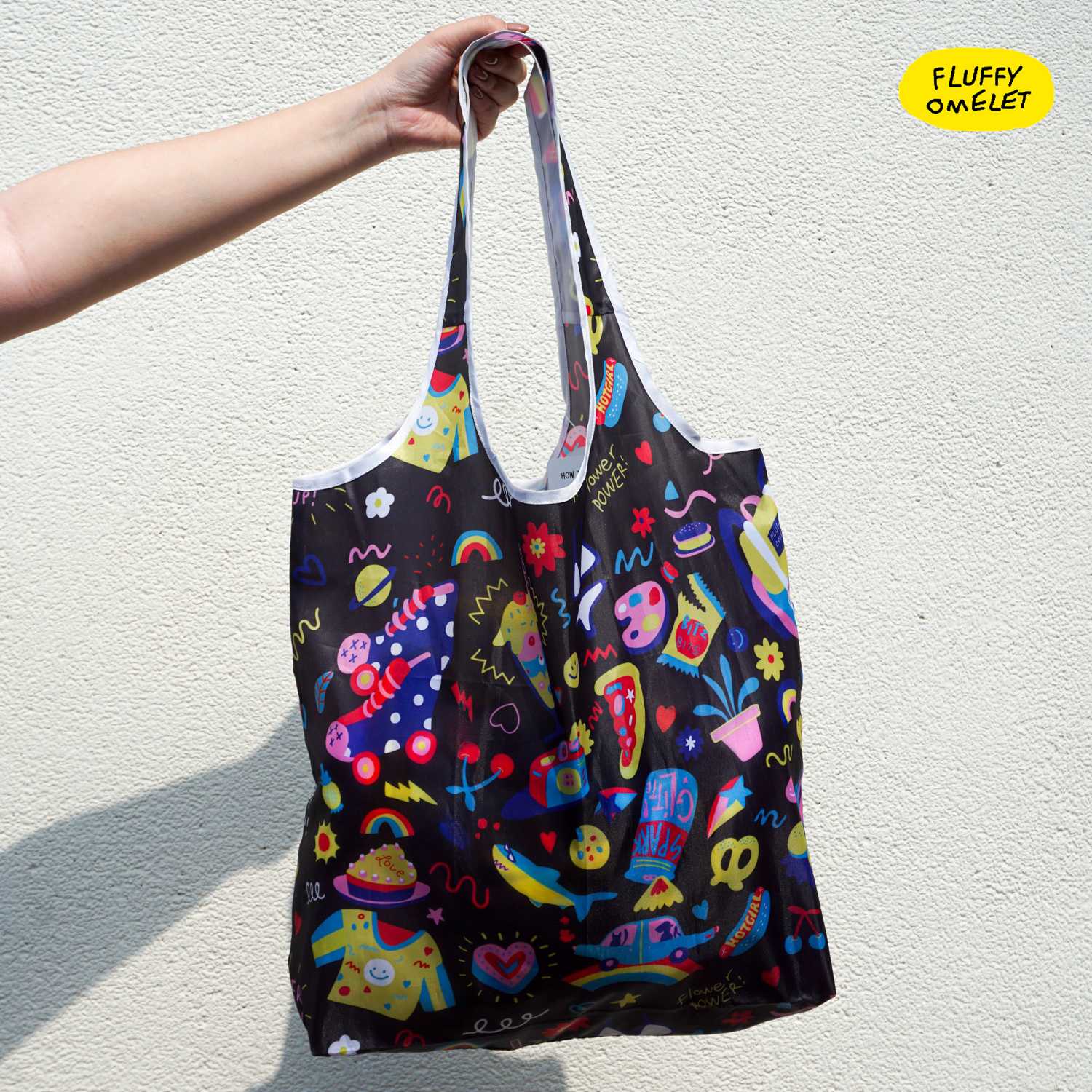 BLACK SUMMER TOTEBAG