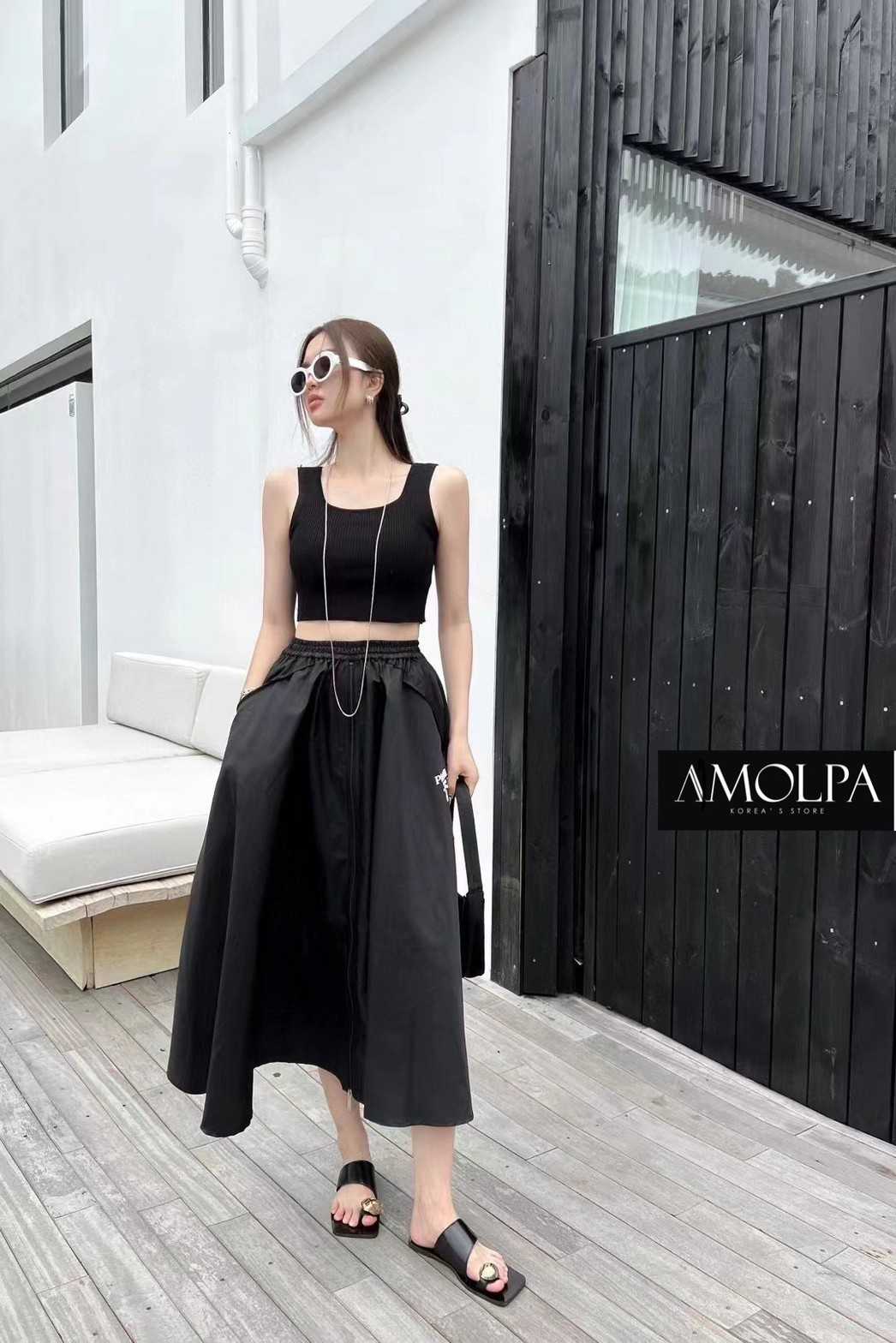 กระโปรง LONG SKIRT PRADA