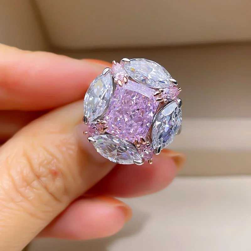 แหวนเพชร pink diamond ring