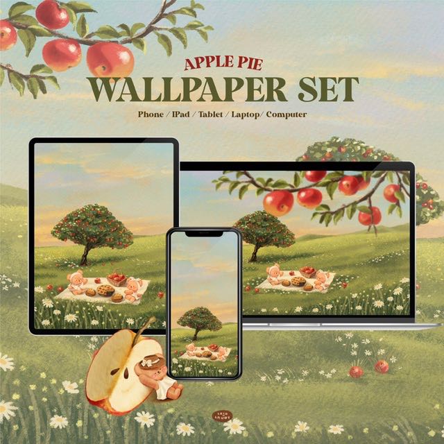 Apple Pie (Wallpaper Set)