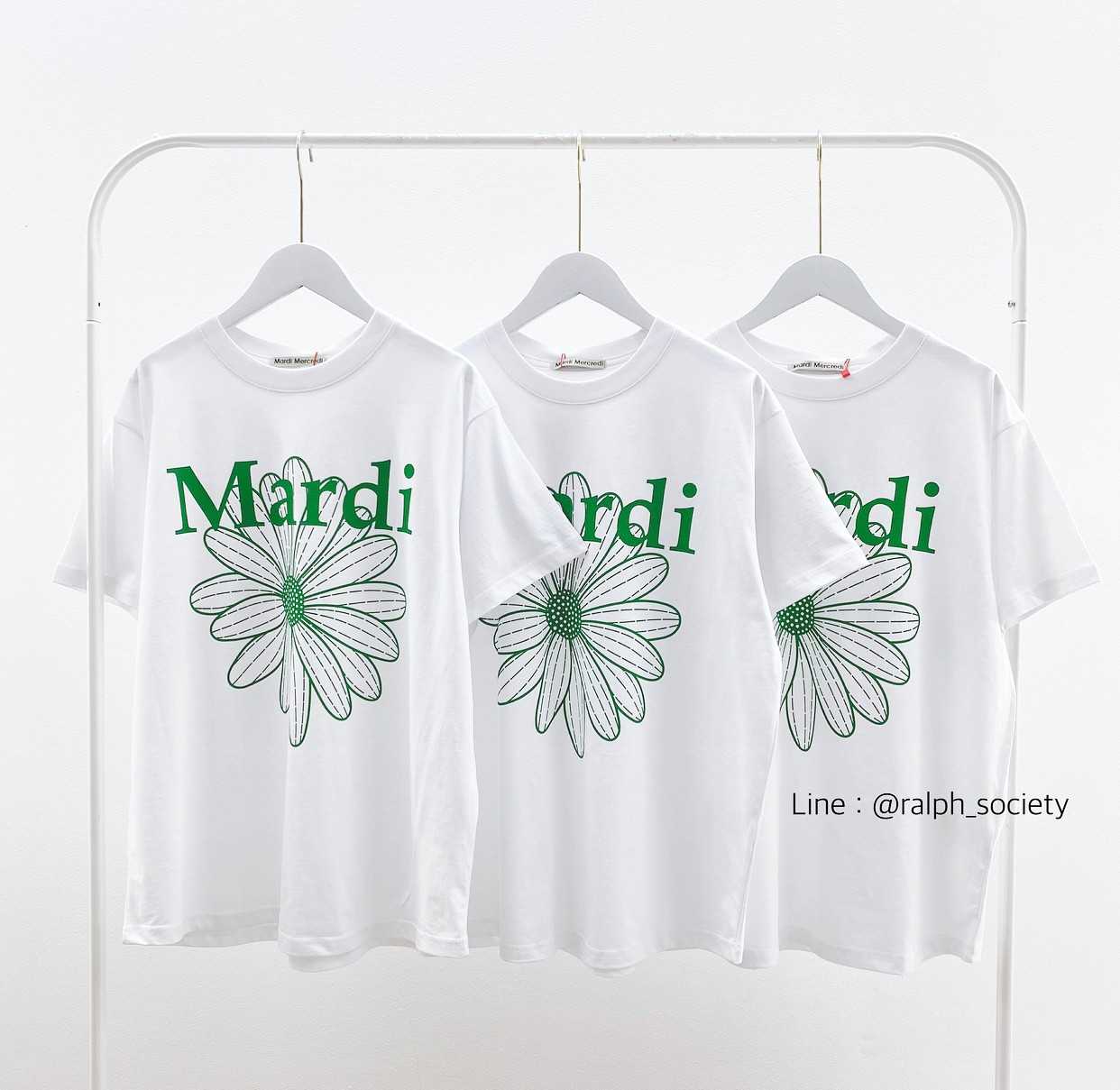 พร้อมส่ง Mardi Flower T Shirt (green)