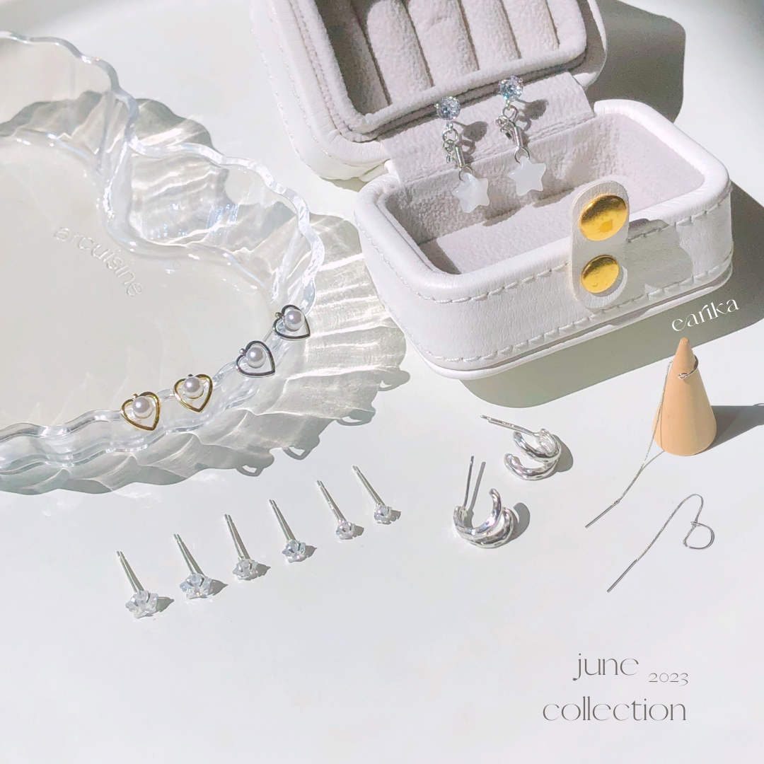 earika.earrings - ต่างหูเงินแท้ S92.5 คอลเลคชั่นต้นเดือนมิถุนายน 2023 (2) เหมาะสำหรับคนแพ้ง่าย