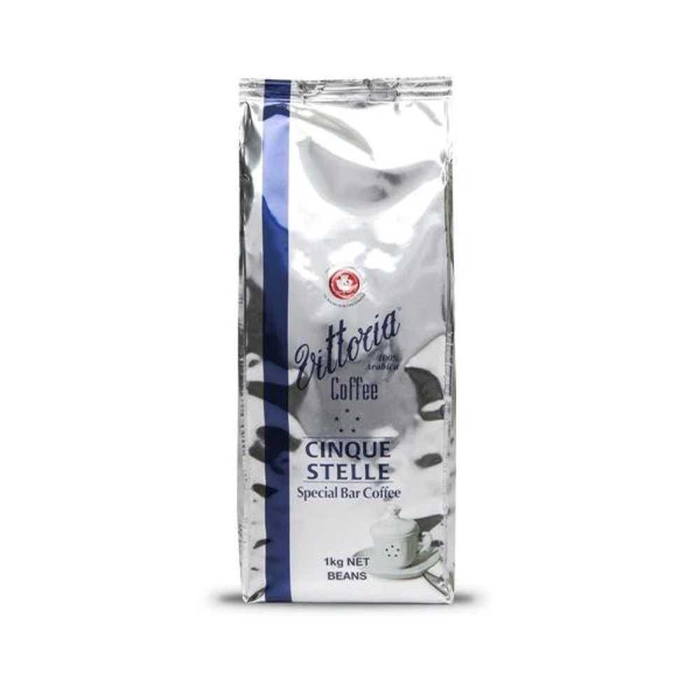 เมล็ดกาแฟคั่ว Vittoria Special Bar Coffee Beans Cinque Stelle 1kg