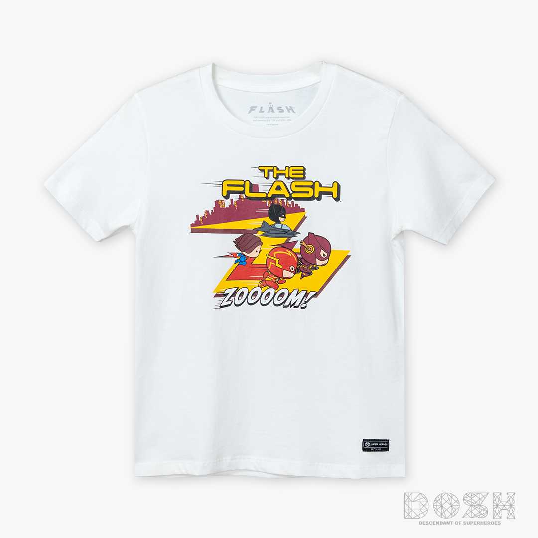 DOSH BOY'S T-SHIRTS THE FLASH MOVIE 2023 เสื้อยืดคอกลม แขนสั้น เด็กชาย DFMBT5000-OW