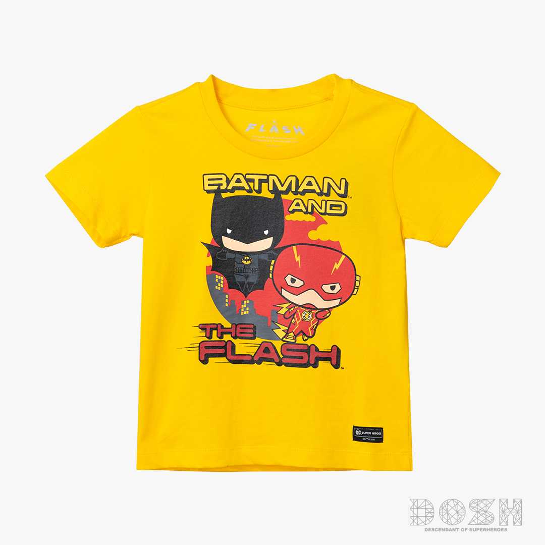 DOSH BOY'S T-SHIRTS THE FLASH MOVIE 2023 เสื้อยืดคอกลม แขนสั้น เด็กชาย DFMBT5002-YE