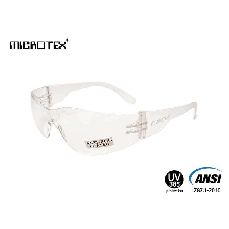 แว่นตานิรภัย MICROTEX® รุ่น ขาแบน Anti-Fog